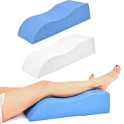 Walbest Leg Elevation Pillow Cushion, High Density Sponge Bed Sleeping Leg Raiser Rest Relax Support Pillow Cushion, Relieves Leg Pain, Hip and Knee Pain, Improves Blood Circulation, Reduces Swelling